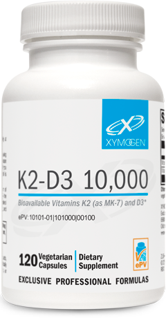 K2-D3 10,000 120 Capsules Bioavailable Vitamins K2 (as MK-7) and D3