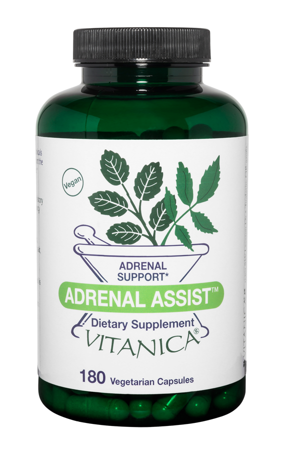 Vitanica Adrenal Assist, Adrenal Support 180 Capsules