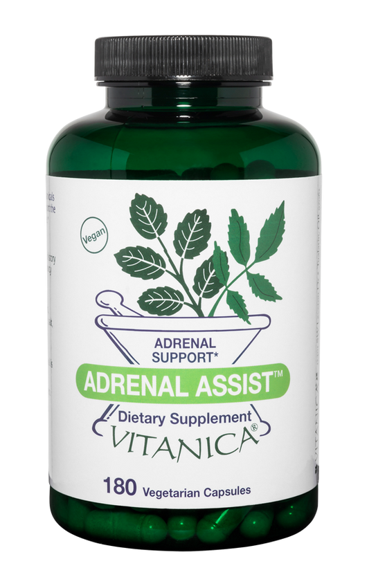 Vitanica Adrenal Assist, Adrenal Support 180 Capsules