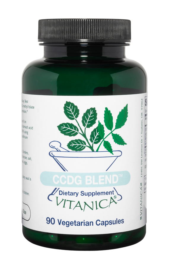 Vitanica CCDG Blend, Immune Support, DIM Supplement 200mg, Turkey Tail Mushroom, Turmeric, Green Tea, Vegan, 90 Capsules