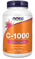 NOW Foods Vitamin C-1000 Sustained Release Tablets, 250 Count