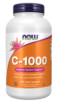 NOW Foods Vitamin C-1000 Veg Capsules with Bioflavonoids, 250 Count