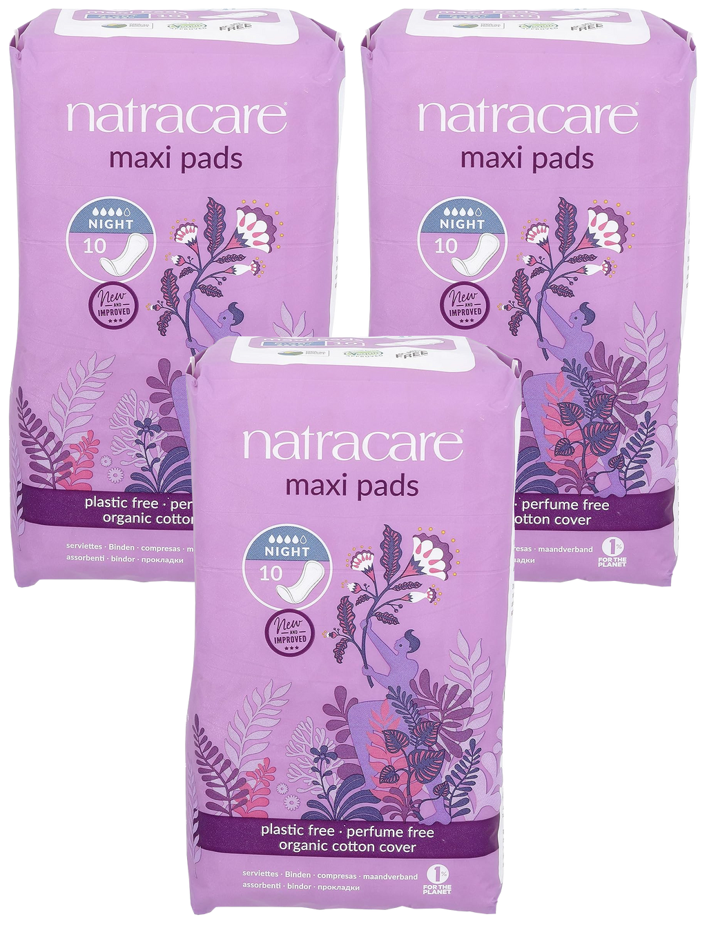 Night Time Maxi Pads - 3 Pack