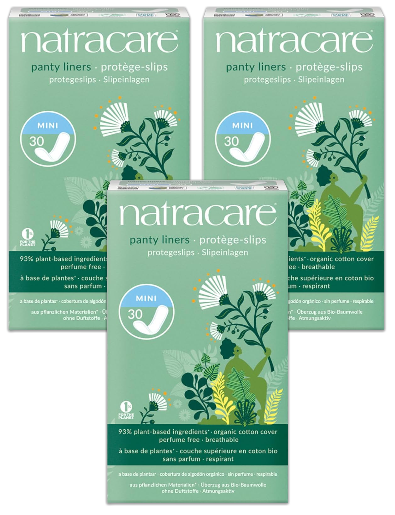 Mini Panty Liners - 3 Pack