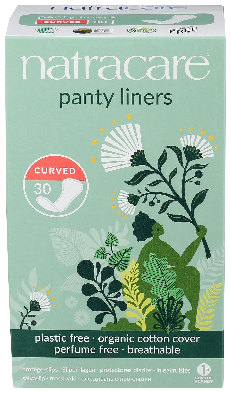 Curved Panty Liners - 1 Pack
