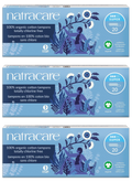 Super Non-Applicator Organic Cotton Tampons (20 Count) - 3 Pack