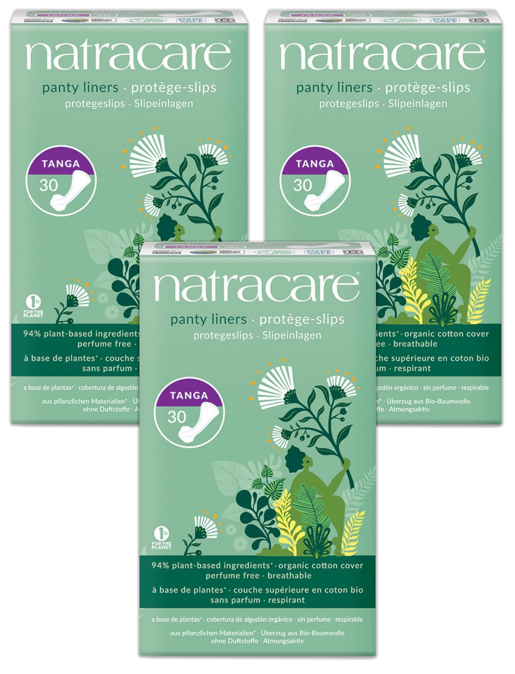 Tanga Panty Liners - 3 Pack