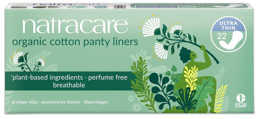 Ultra Thin Organic Cotton Panty Liners - 1 Pack
