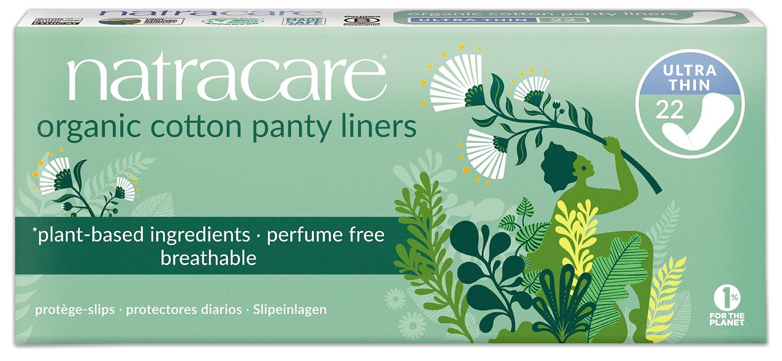 Ultra Thin Organic Cotton Panty Liners - 1 Pack