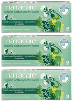 Ultra Thin Organic Cotton Panty Liners - 3 Pack