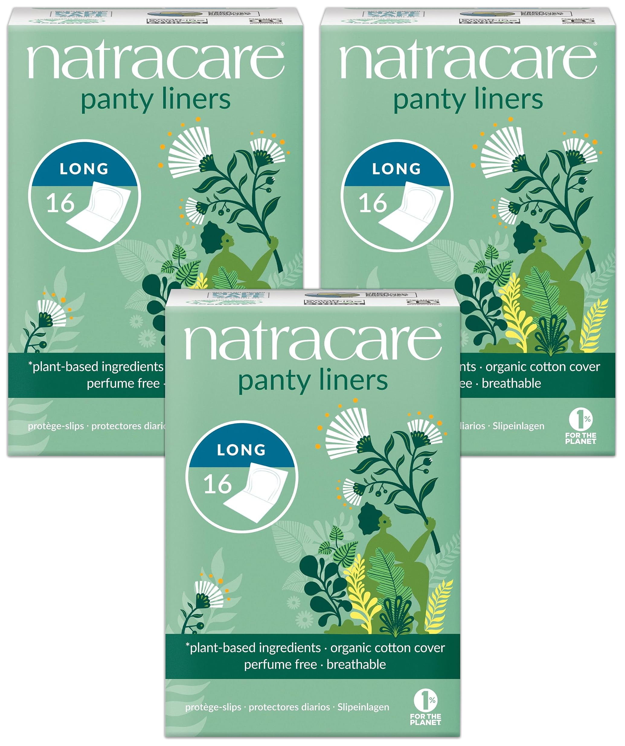 Long Panty Liners - 3 Pack