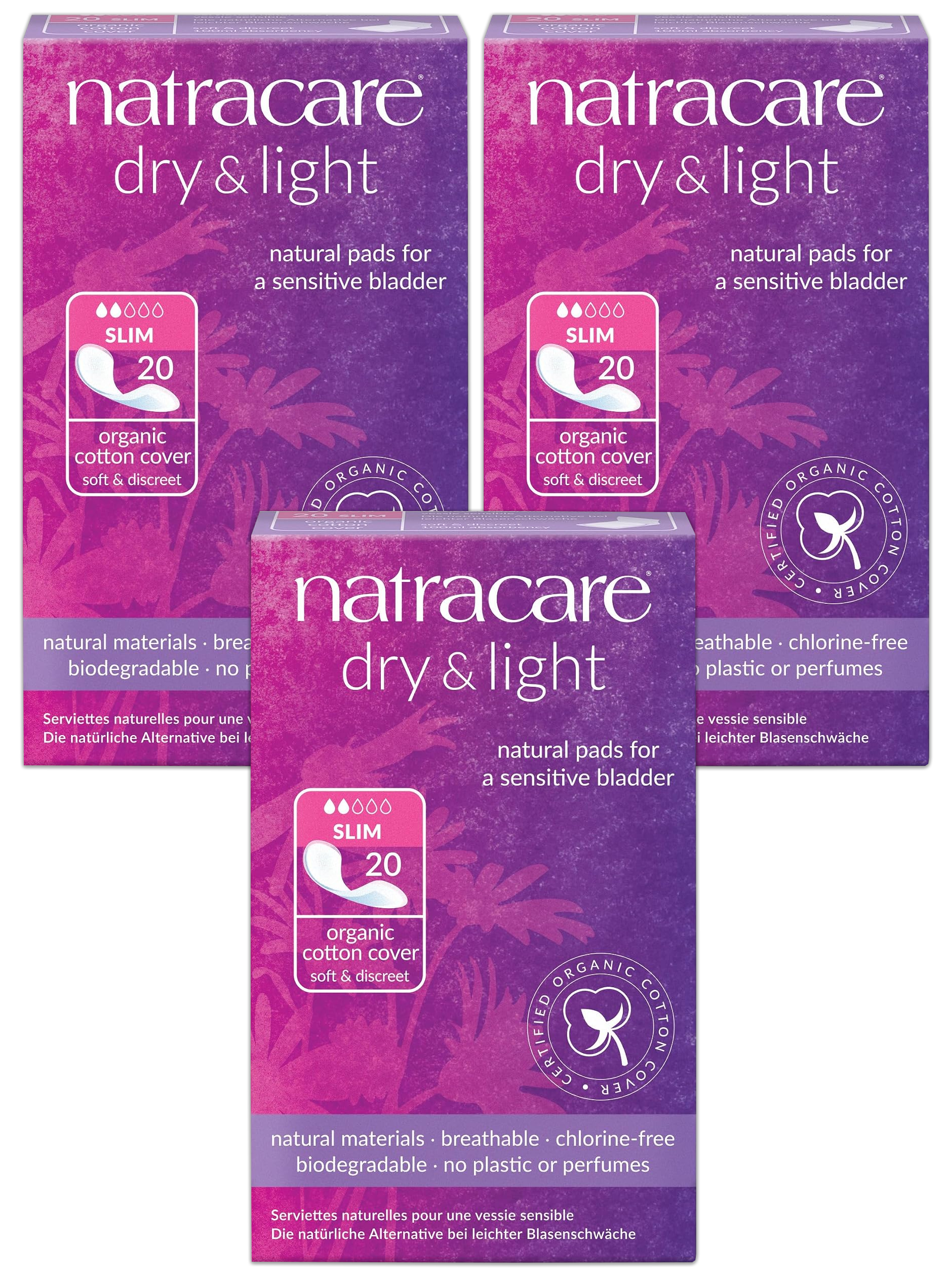 Dry & Light Slim Incontinence Pads - 3 Pack