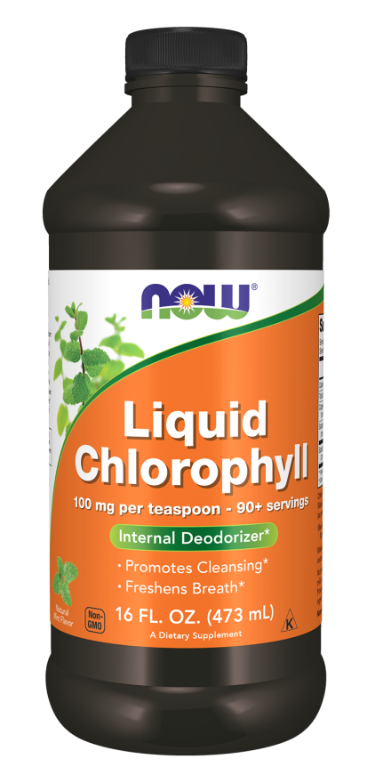 NOW Foods Chlorophyll Liquid, Mint, 16 fl. oz.