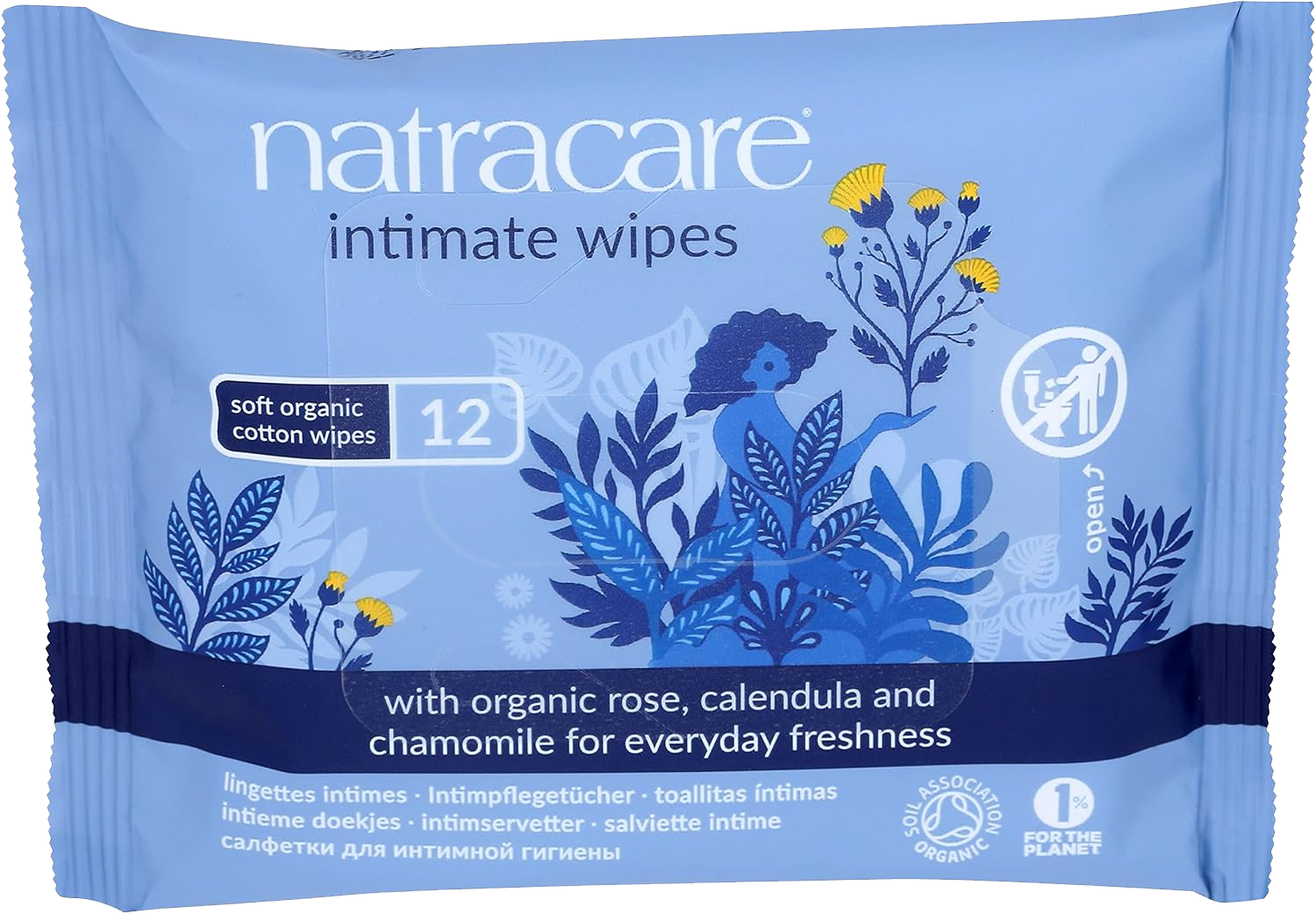 Organic Intimate Wipes - 1 Pack