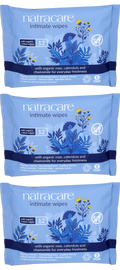 Organic Intimate Wipes - 3 Pack