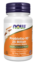 NOW Foods Probiotic-10 25 Billion Veg Capsules, 50 Count