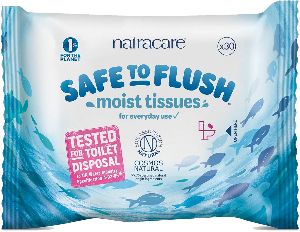 Safe to Flush Moist Tissues - 1 Pack