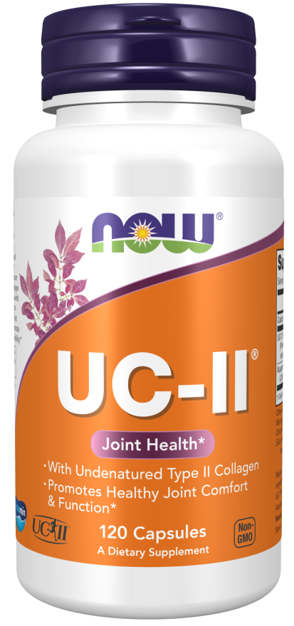 NOW Foods UC-II Type II Collagen 40 mg Capsules, 120 Count