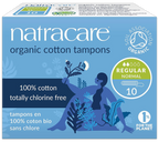 Regular Non-Applicator Organic Cotton Tampons (10 Count) - 1 Pack