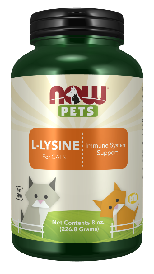 NOW Pets L-Lysine for Cats Powder, 8 oz.