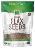 NOW Foods Flax Seeds, Organic, 2 lbs.