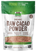 NOW Foods Cacao Powder, Raw & Organic, 12 oz.