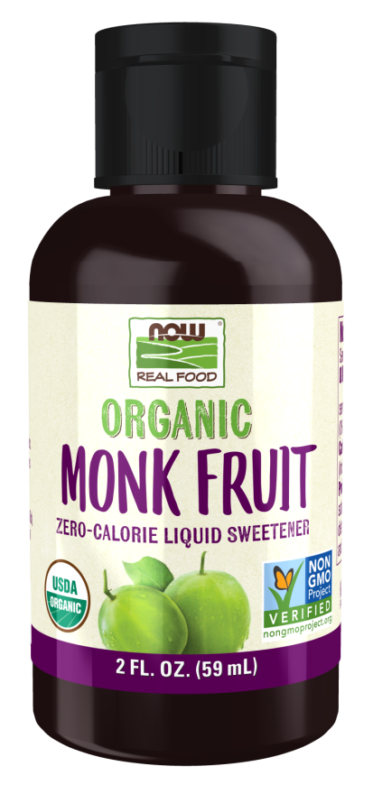 NOW Foods Monk Fruit Liquid, Organic, 2 fl. oz.