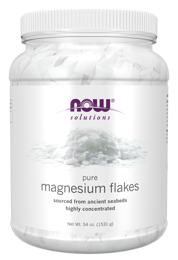 NOW Foods Magnesium Flakes, 54 oz.