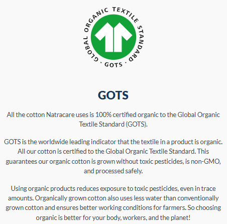 GOTS Certified Organic Cotton